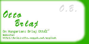 otto brlaj business card